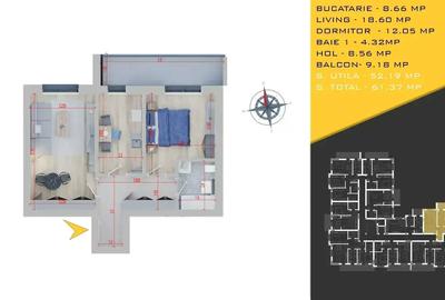 Apartament Nou 2 Camere Decomandat |  Parcare Inclusa - 3