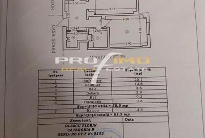 Apartament cu 2 camere decomandat în Central