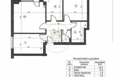 Apartament cu 3 camere decomandat, mobilat în Titan - 15