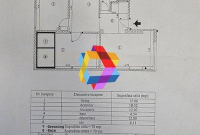 Oportunitate - Apartament cu trei camere in vila, zona Tractorul 70 mp - 28