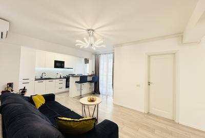 Apartament cu 3 camere complet mobilat si utilat, vedere la Mare