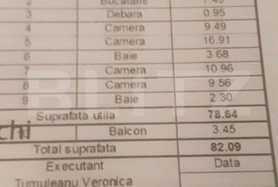 Apartament 4 camere, 82 mp 2 bai, zona Zimbru - 16