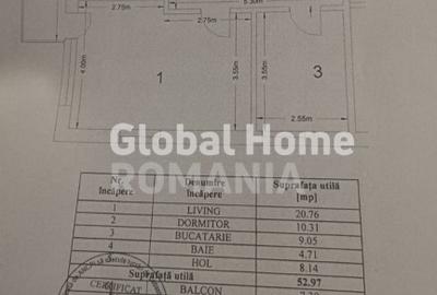 Apartament 3cam 60MP | Bucurestii Noi | Loc de parcare | Mobilat si utilat | - 16
