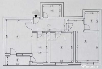 Apartament cu 3 camere decomandat în Lujerului - 3