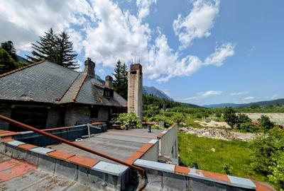 Sinaia-Vadul Cerbului,S+P+E+M,teren 6300mp,desch.DN=72m,vila+restaurant+terasa - 8