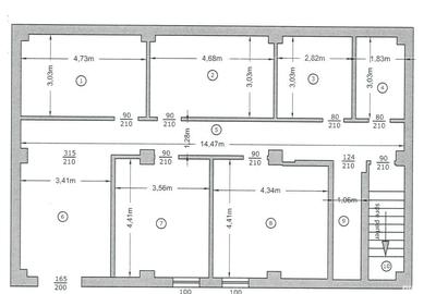 Casă cu 4 camere în Central - 1