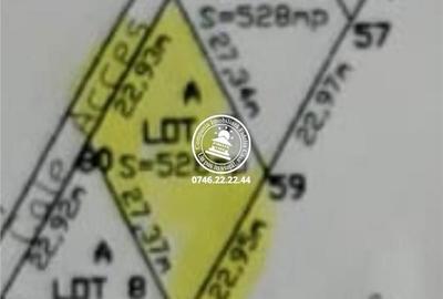 Teren de 528 mp, în Miroslava