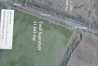 Teren agricol intravilan de 8208 mp, în Răscruci
