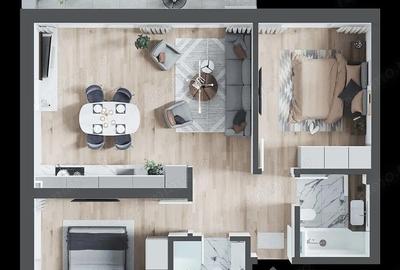 Apartament cu 2 camere decomandat în Centura - 5