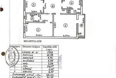 Apartament cu 3 camere decomandat în Țiglina 3 - 11