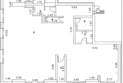 Spatiu comercial alimentatie publica, 220 mp, zona Taietura Turcului - 1