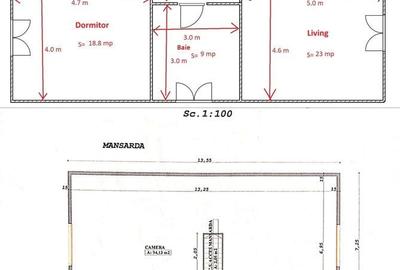 Casă cu 3 camere cu Teren 2135 Mp în Petrești - 3