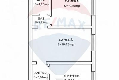 Apartament cu 2 camere semidecomandat, mobilat în Gară