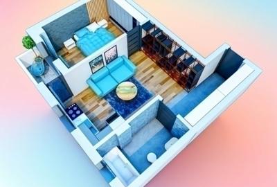 Apartament cu 2 camere decomandat în Vișani - 3