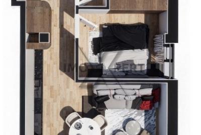 Apartament cu 3 camere semidecomandat în Baciu