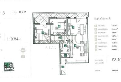 Apartament cu 3 camere în Băneasa - 15