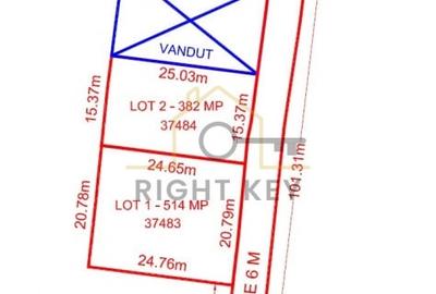Teren Construcții de 382 mp, în Bâcu - 1