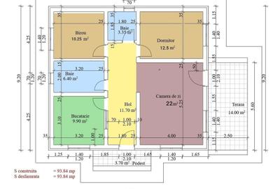 Casă cu 3 camere decomandat în Podu Roș - 5