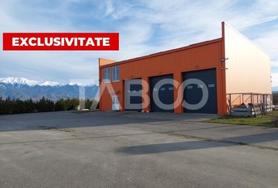 Service auto de inchiriat 300 mp hala acces din DN1 in Bradu Sibiu
