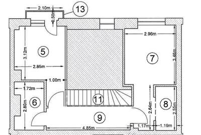 Penthouse cu 3 camere, mobilat în Pipera - 19