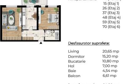 Apartament 2 camere metrou spatios - 4