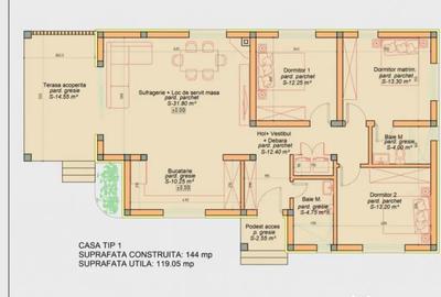 Casă cu 4 camere cu Teren 536 Mp în Groși - 18