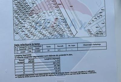 Teren Construcții intravilan de 15805 mp, în Ostratu - 12