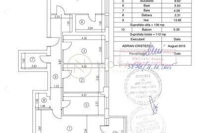 Apartament cu 3 camere decomandat, mobilat în Aviației - 18