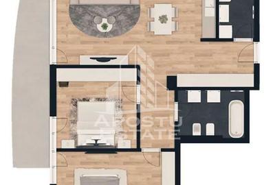 Apartament cu 3 camere, mobilat în Take Ionescu - 3