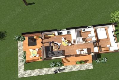 Casă cu 2 camere în Est - 7