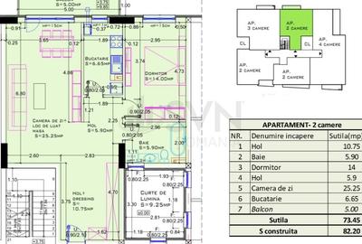 Apartament cu 4 camere semidecomandat în Aviației - 12