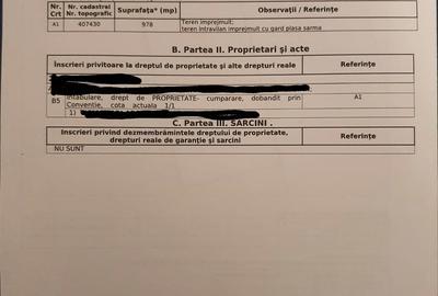 Teren de 978 mp, în Coșteiu