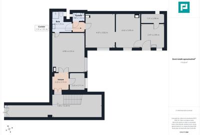 Apartament cu 3 camere semidecomandat în Central - 10
