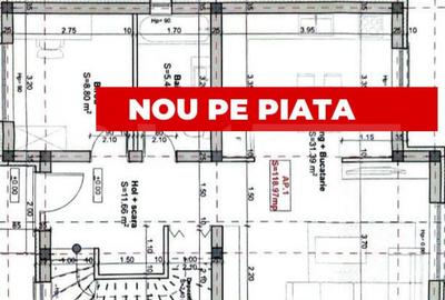 Duplex Chisoda 120mp utili 5 camere P+1E 3 BAI 2 locuri de p - 1