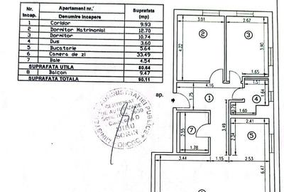 Apartament cu 3 camere decomandat în Chitila - 1