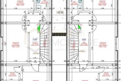Duplex individual - personalizare interioara - 4 dormitoare - 5