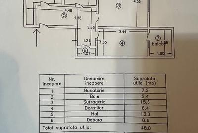 Apartament cu 2 camere decomandat în Central - 8