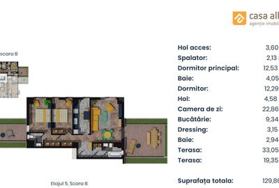 PROIECT NOU | apartament 3 camere LA CHEIE | Pacurari - Alpha Bank - 12