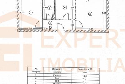 Apartament cu 2 camere decomandat, mobilat în Central - 10