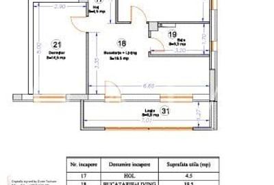 Apartament cu 2 camere semidecomandat în Giroc - 16