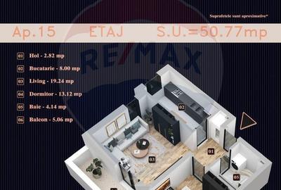 Apartament cu 2 camere în Dudu - 8