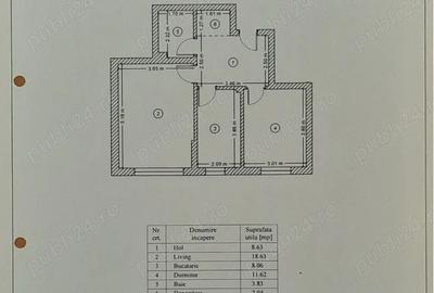 Vand apartament cu 2 camere NU studio - 10
