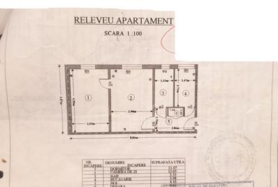 Apartament cu 2 camere nedecomandat în Malu Roșu - 6