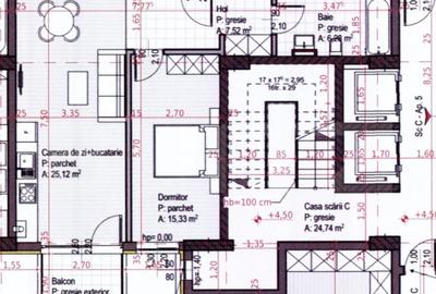 Apartament cu 2 camere ,54mp + parcare, Soporuluiaproape