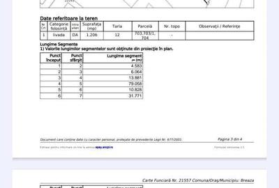 Teren de 1206 mp, în Exterior Vest - 8