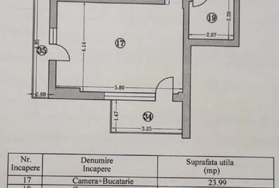 Apartament cu 2 camere decomandat, mobilat în Nord - 15