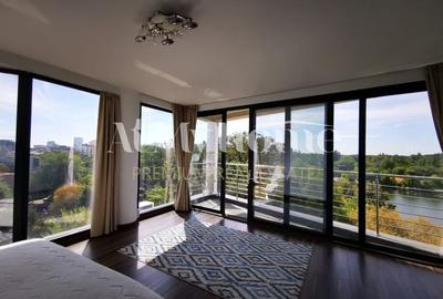Duplex Spectaculos cu 5 camere, vedere libera Herastrau, mobilat modern, parcare - 12
