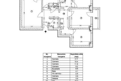 Apartament cu 4 camere în Tineretului - 1