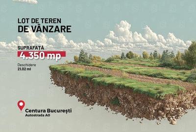Teren de 4200 mp, în Sud