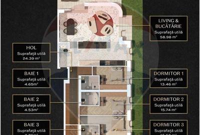 Apartament cu 5 camere semidecomandat în Voluntari - 10